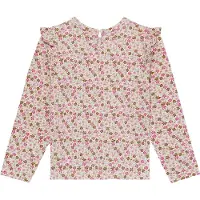 Minymo Bluse - AOP - White Swan - - 3 år (98) - Bluse