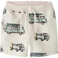 Name it Sweatshorts - NmmJaxon - Peyote Melange - - 5 år (110) - Shorts