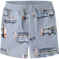 Name it Sweatshorts - NmmJaxon - Blue Fog - - 3 år (98) - Shorts