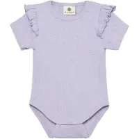 En fant Body k/æ - Pointelle - Purple Heather - - 2 år (92) - Body K/Æ