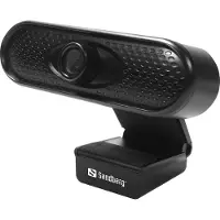 Sandberg USB Webcam 1080P HD - Webcam - farve - 2 MP - 1920 x 1080 - 1080p - audio - USB 2.0