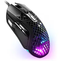 SteelSeries Aerox 5 - Mus - ergonomisk - højrehåndet - optisk - 9 knapper - kablet - USB, USB-C - mat sort