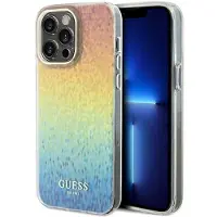 GUESS IML Faceted Mirror Disco Iridescent-etui til iPhone 13 Pro Max - flerfarvet