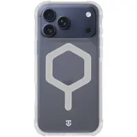 Tactical iPhone 17 Pro Max MagForce Hexagon Cover - MagSafe-kompatibel - hvid / gennemsigtig