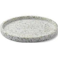 Humdakin Terrazzo rund bakke Ø20 cm Green/White