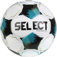 Select Fodbold Numero 10 V26 - Hvid/Blå, størrelse Ball SZ. 5