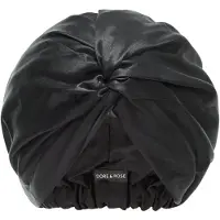 Dore & Rose Premium Silk Bonnet Black Håndklæde 1 stk.