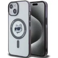 Karl Lagerfeld KLHMP15MHCHNOTK iPhone 15 Plus 6.7" transparent hardcase Choupette's Head MagSafe