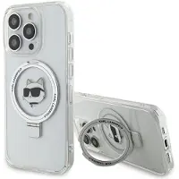 Karl Lagerfeld MagSafe iPhone 15 Pro cover hvid