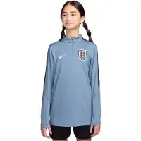 Nike England Træningstrøje Dri-FIT Strike Drill VM 2026 - Blå/Navy/Hvid Børn - , størrelse M: 137-147 cm