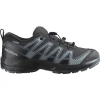 Salomon - Vandresko børn - XA Pro V8 WP J Black / Turbulence / Quarry til Unisex - Børnetoj Størrelse 36 - Sort