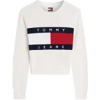 Tommy Hilfiger Pullover 'Tommy Flag' navy / knaldrød / hvid