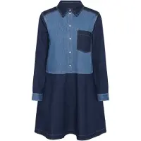 Part two Blusekjole 'Augustine' navy / blue denim