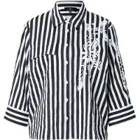 Monari Bluse sort / hvid