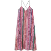 Lola Casademunt Sommerkjole jade / pink / lyserød / grenadine