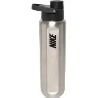 Nike Running - Drikkedunke - SS Recharge Chug Bottle 24 Oz Rfsh Grey/Black til UnisexSilikone - Grå