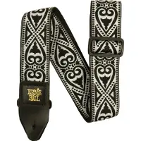 Ernie Ball Jacquard Guitar Rem Black Heart (P05345) 41" - 72"