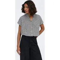 ONLY Bluse 'ONLSitala' sort / sort-meleret / offwhite