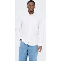 Only & Sons Skjorte 'ONSOxford' hvid
