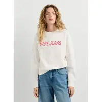 Pepe Jeans Sweatshirt 'Celeste' lyserød / blodrød / hvid