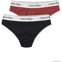 Calvin Klein Underwear String lysegrå / mandarin / sort / hvid
