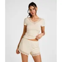 Hunkemoller Shorty 'Nana' creme