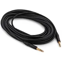 Gear4Music 635 mm TRS Jack - 635 mm TRS Jack Pro Kabel 10m