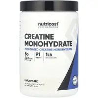 Nutricost , Performance, Creatine Monohydrat, Usmagt, 1 lb (454 g)