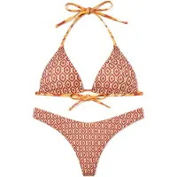 Gisela Bikini gul / rød / hvid
