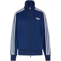 Adidas Pinstripe Firebird Loose Track Sweatshirt Med Lynlås