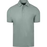 State of Art Polo Piqué Bladprint Jade Grøn måle