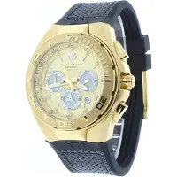 TechnoMarine Herreur TM-117004 Guld/Læder Ø45 mm