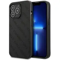Karl Lagerfeld Perforeret Sort iPhone 13 Pro Etui