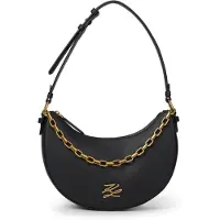 Karl Lagerfeld Skuldertaske 'K/Autograph' guld / sort