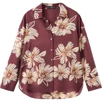 Mango Bluse 'SAKE' creme / pueblo / bordeaux