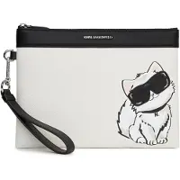 Karl Lagerfeld Tegnebog ' Ikon Choupette Beutel ' hvid