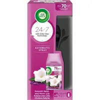 Air Wick Freshmatic automatisk luftfrisker + refill Måne/Lilia indpakket satin 250 ml
