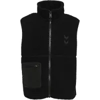 Hummel Fleecevest - Teddy - hmlJR Martini - Black Beauty - - 14 år (164) - Fleecejakke