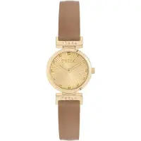 Furla Analogt ur 'Twist' lysebrun / orange