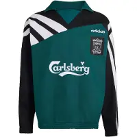 Adidas Liverpool Sweatshirt Drill Top Bringback 1995/96 - Grøn/Sort - , størrelse Small