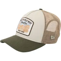 New Era Hætte '9FORTY MC AF' beige / mørkebeige / lyseblå / hvid