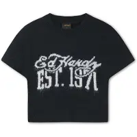 Ed Hardy Shirts '1971' sort / hvid