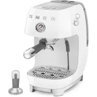 Smeg 50's style halvautomatisk espressomaskine ECF03 White