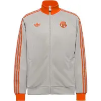 Adidas Bayern München Track Top OG - Grå/Hvid/Orange - , størrelse Small