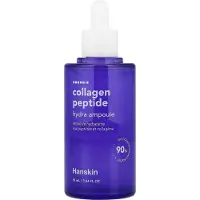 Hanskin Collagen Peptid Hydra Ampoule (90 ml). Fremstillet med 80% kollagenekstrakt og 20% ??peptid. Avanceret anti-aging-formel til reparation a