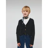 Name it Cardigan - Strik - Noos - NkfHolly - Dark Grey Melange - - 11-12 år (146-152) - Cardigan