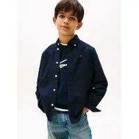 Tommy Hilfiger Skjorte - Oxford - Dark Blue - - 14 år (164) - Skjorte