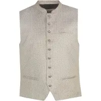 Marjo Bayerisk vest 'Berching' khaki / lyserød