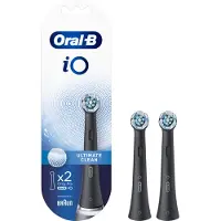 Oral-B Braun iO Ultimate Clean udskiftningshoveder sort 2 stk. (RBCB-2)