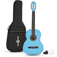 Gear4Music Klassisk Guitar Pakke Blå fra